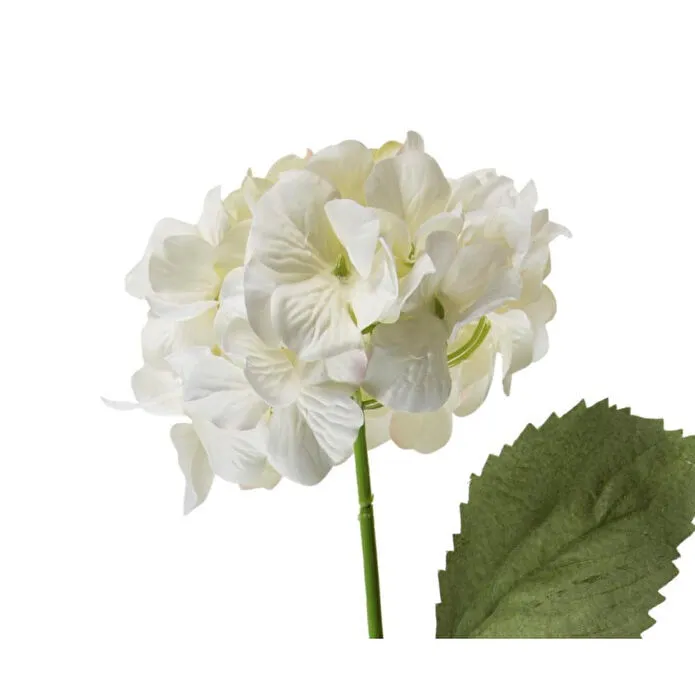 Mudo Home Beyaz Yapay Ortanca Dal Çi̇çek 75 Cm