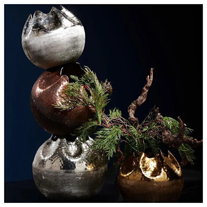 Mudo Home Mirai Vazo Gold 26x22 Cm