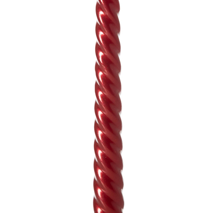 Mudo Home 2li̇ Burgulu Şamdan Mum Bordo 25cm