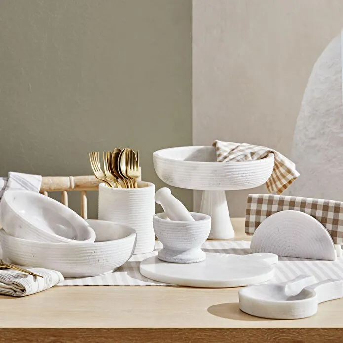 Mudo Home Larissa Mermer Havlu Peçeteli̇k