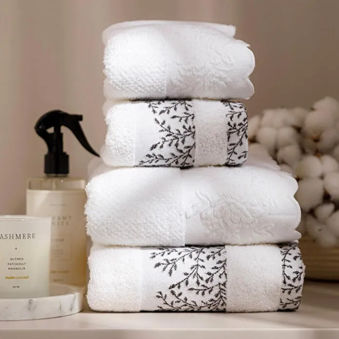 Mudo Home Lily Lovely Yüz Havlusu 50x80