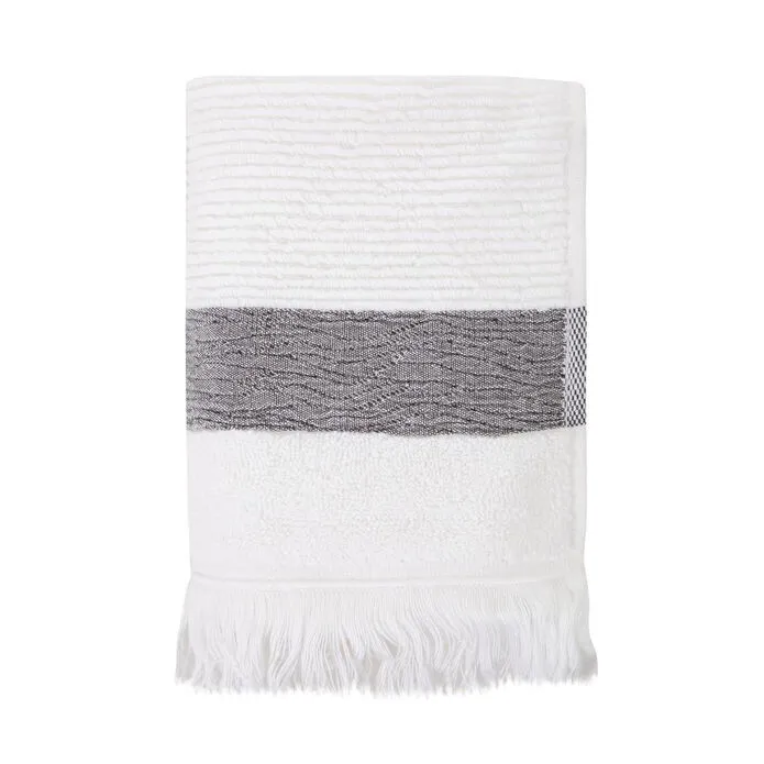 Mudo Home Borla Beyaz El Havlusu 30x50cm