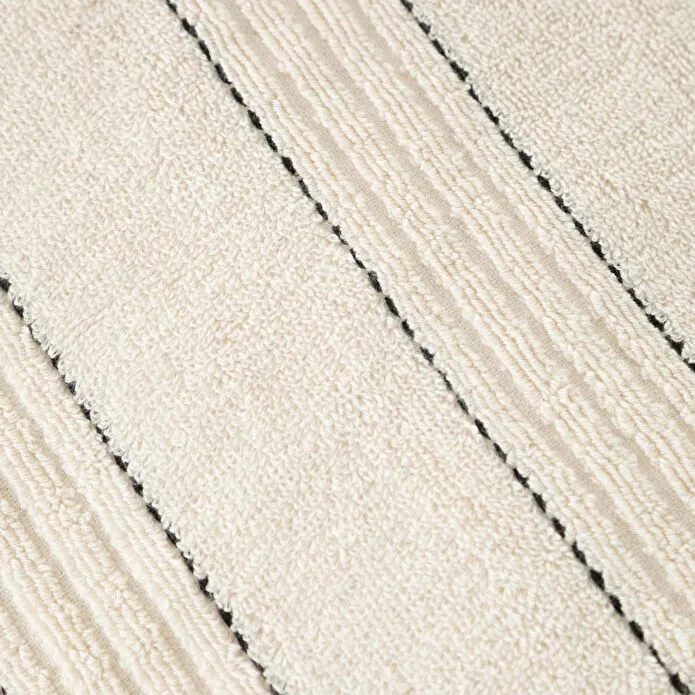 Mudo Home Linda Krem Püsküllü Yüz Havlusu 50x80