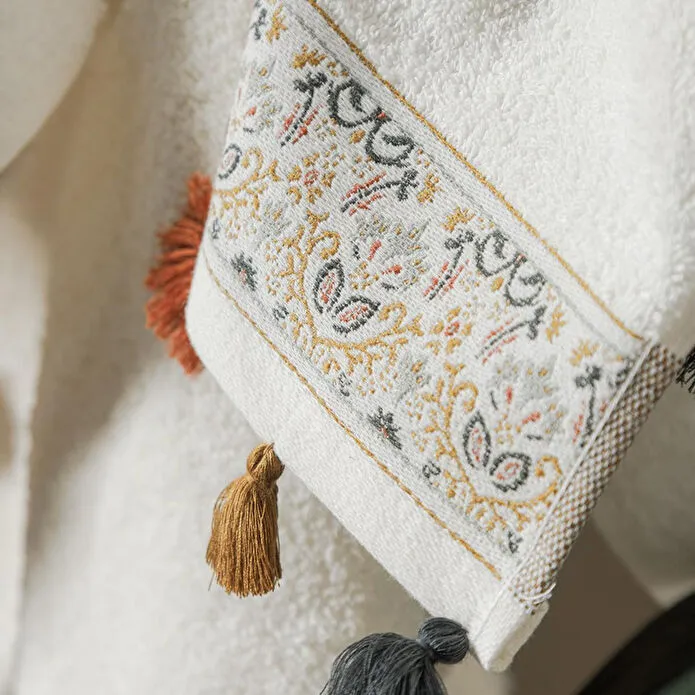 Mudo Home Carmen Püsküllü Yüz Havlusu 50x80