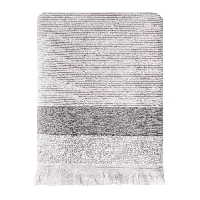 Mudo Home Borla Gri̇ Banyo Havlusu 90x150