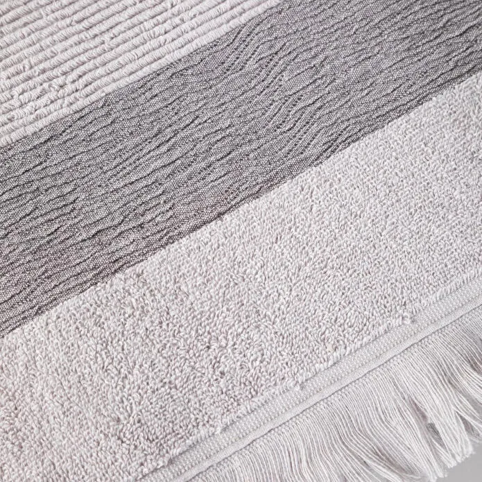 Mudo Home Borla Gri̇ Banyo Havlusu 90x150