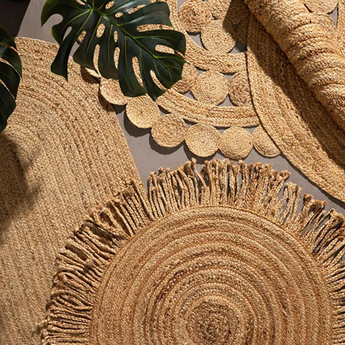 Mudo Home Basic Tassel Jüt Yolluk 120cm