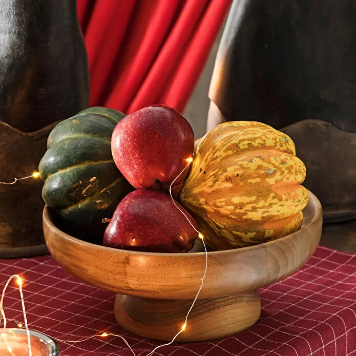 Mudo Home Natura Cevi̇z Ayakli Kase 27cm