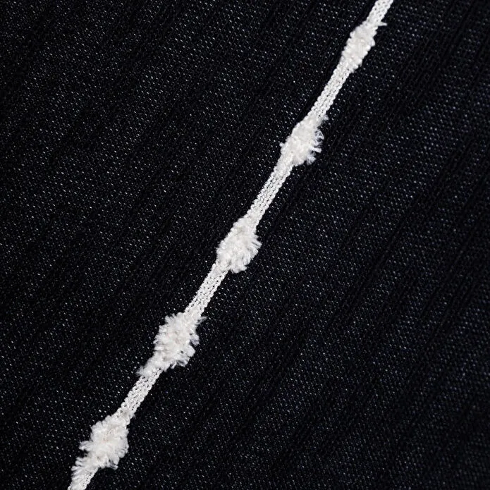 Mudo Home Ava Çi̇zgi̇li̇ Kirlent Si̇yah 50x50