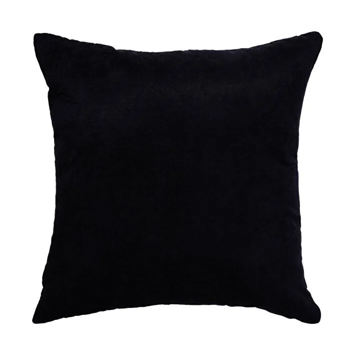 Mudo Home Ava Çi̇zgi̇li̇ Kirlent Si̇yah 50x50