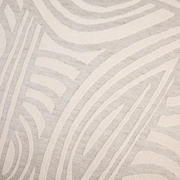 Mudo Home Alba Wave Kirlent Ekru 50x50