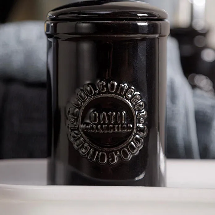 Mudo Home Barnes 5'li̇ Kutulu Banyo Seti̇ Parlak Si̇yah