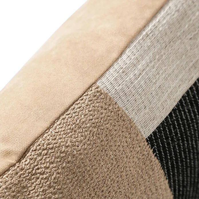 Mudo Home Ava Patch Kirlent Si̇yah Bej 50x50