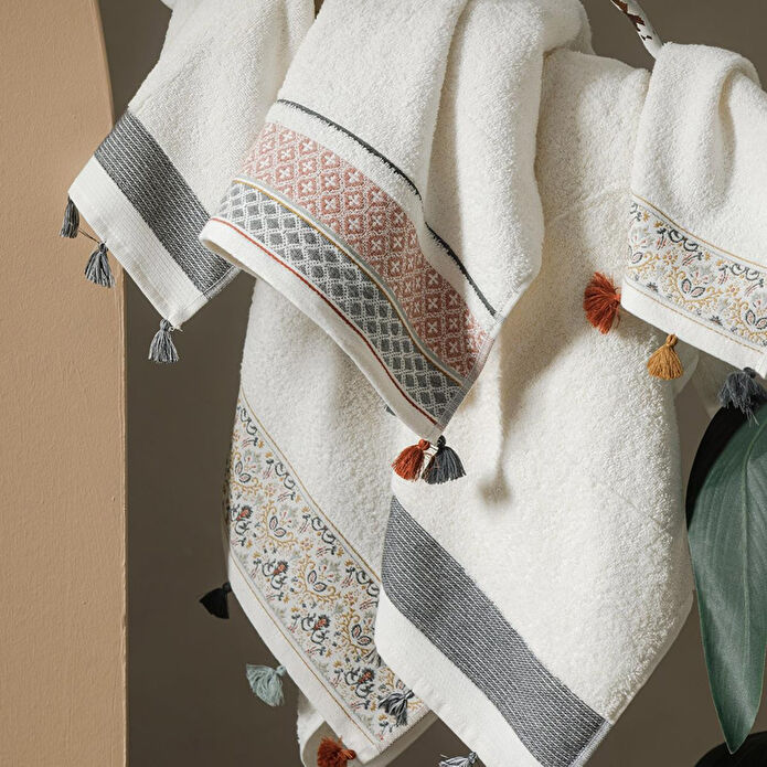 Mudo Home Carmen Püsküllü El Havlusu 30x50