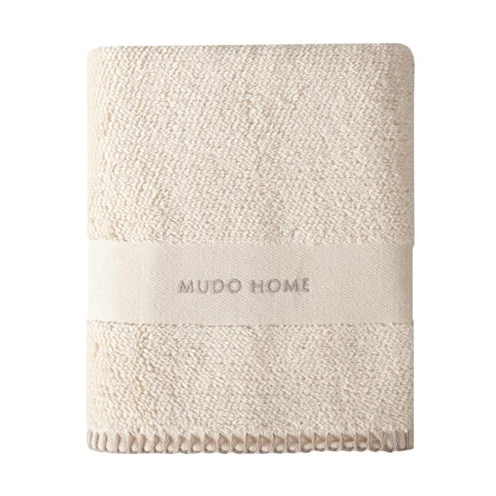 Mudo Home Krem Yüz Havlusu 50x80
