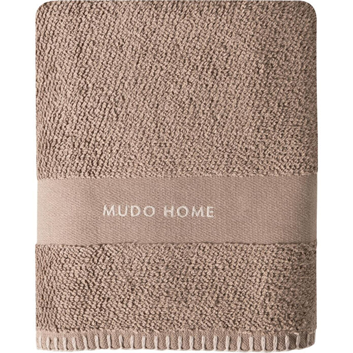 Mudo Home Koyu Bej Yüz Havlusu 50x80