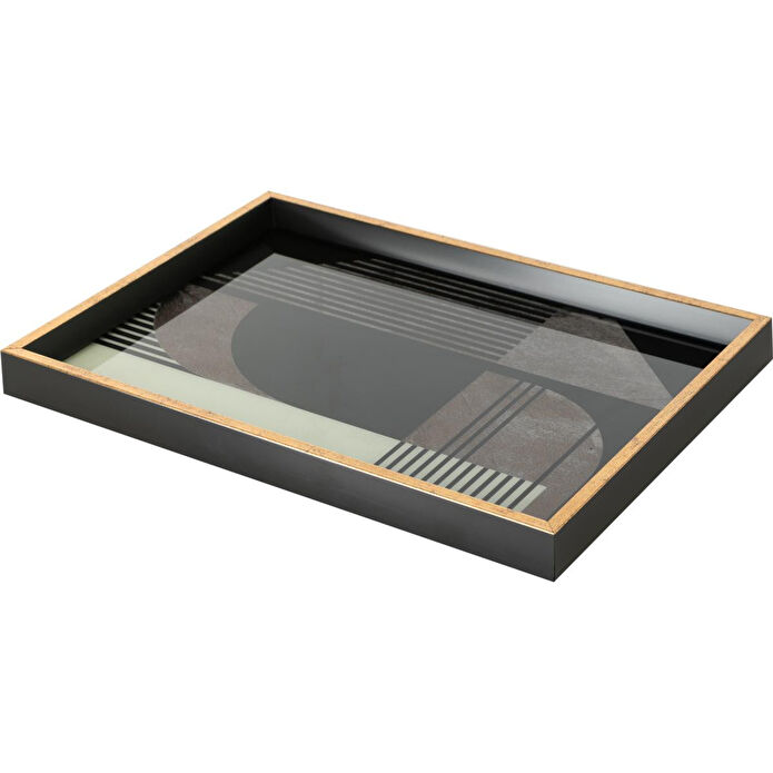 Mudo Home Terra Dekorati̇f Tepsi̇ 31x42 Cm