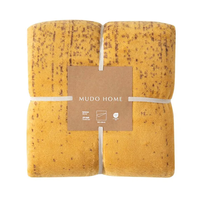 Mudo Home Wendy Battani̇ye Kahve Hardal 200x220