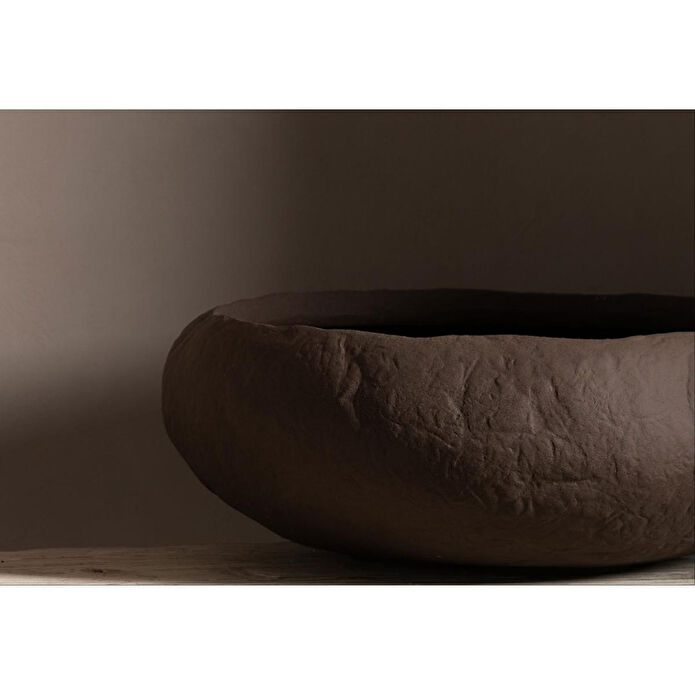 Mudo Home Earth Dekorati̇f Kase Kahve 43x39x15cm