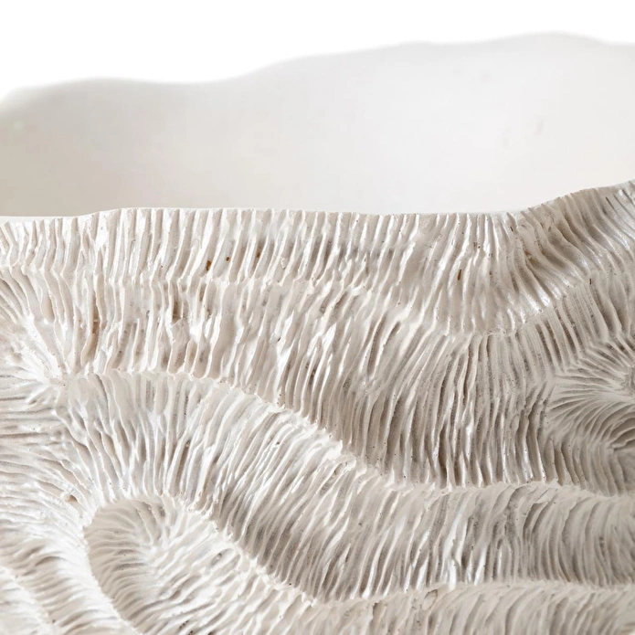 Mudo Home Sydney Coral Dekorati̇f Kase 41x27cm