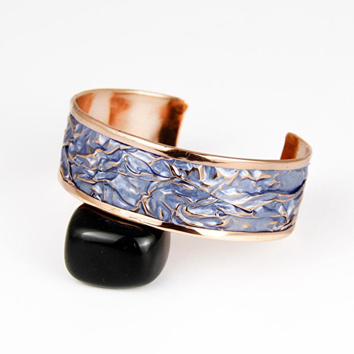 Coho Objet Coho Velvet Elite Renkli Bakır Bileklik