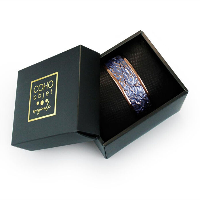 Coho Objet Coho Velvet Elite Renkli Bakır Bileklik