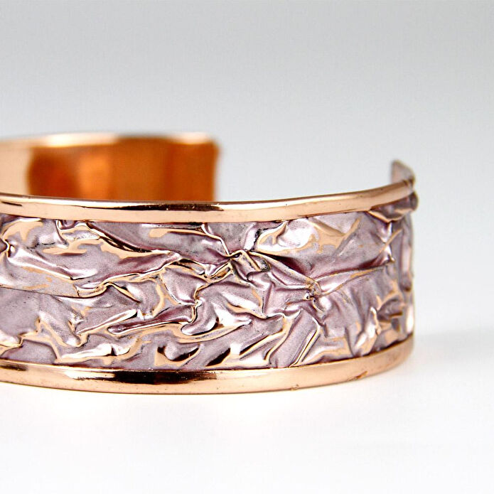 Coho Objet Coho Velvet Moon Renkli Bakır Bileklik