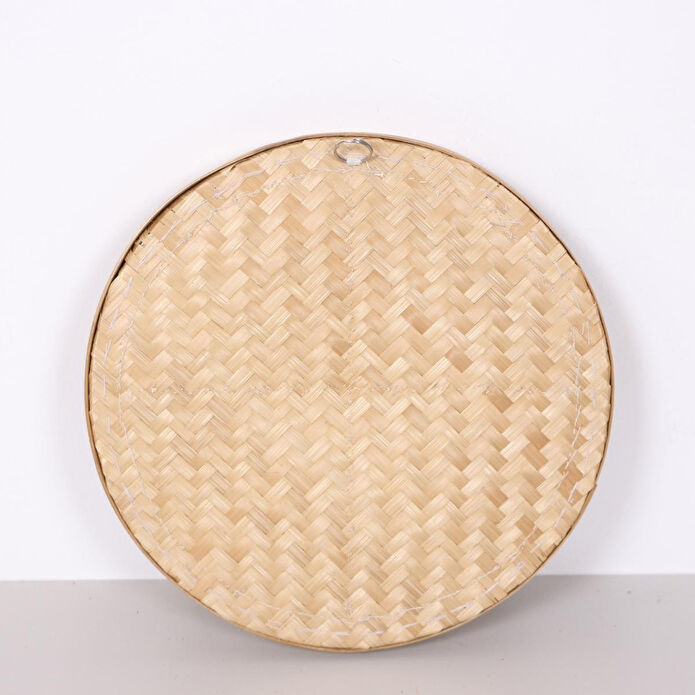 Mylamp Anadolu Boncuklu Bambu Duvar Dekoru &tepsi 34 Cm Tr005-35