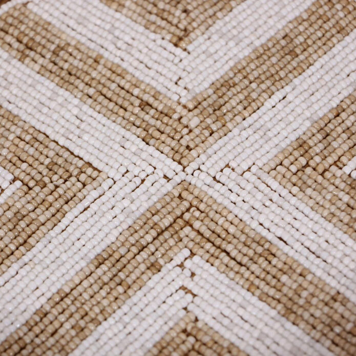 Mylamp Anadolu Boncuklu Bambu Duvar Dekoru &tepsi 25 Cm Tr005-25