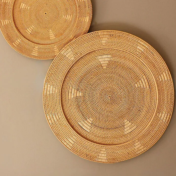 Mylamp Sumba Elegance Rattan Duvar Tabağı 60x6 Cm