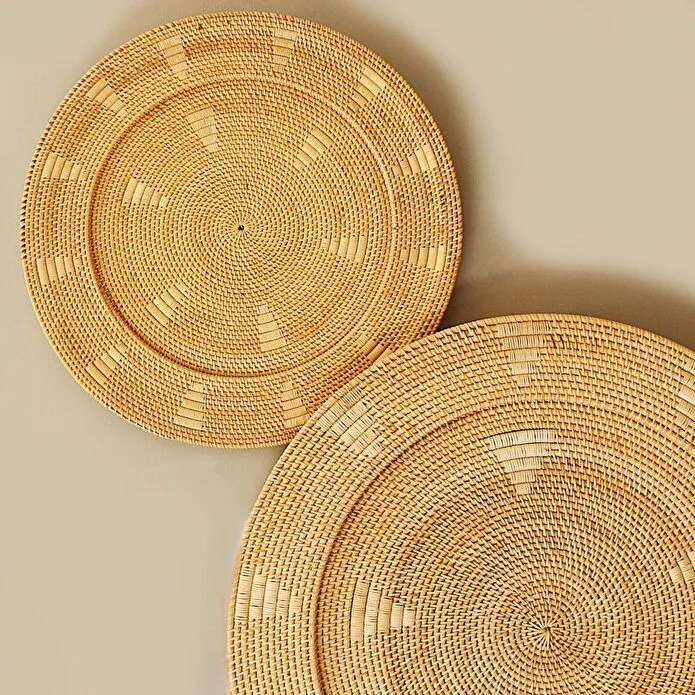 Mylamp Sumba Elegance Rattan Duvar Tabağı 60x6 Cm