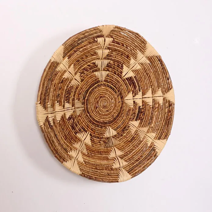 Mylamp Kaunos 60x14 Cm Çap- Doğal Abaka Duvar Tabağı