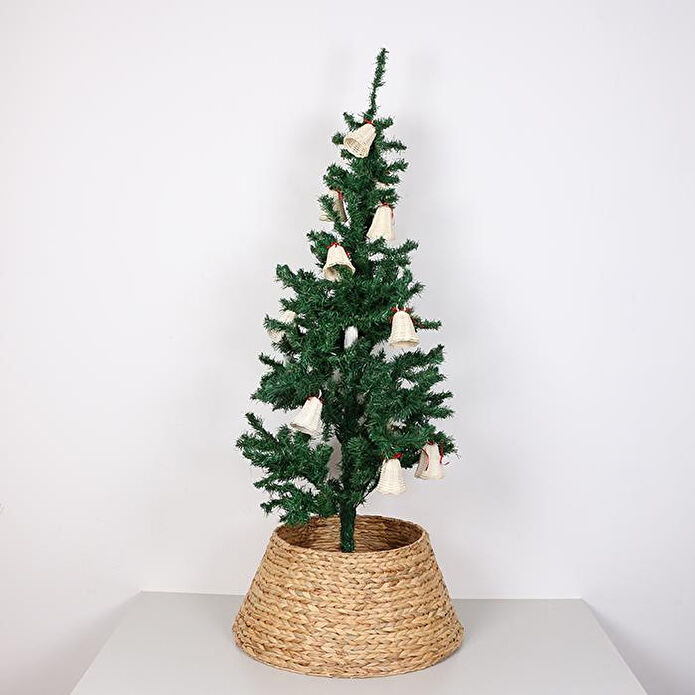 Mylamp Yılbaşı Ağacı Eteği 55x36x26 Cm Doğal Su Sümbülü