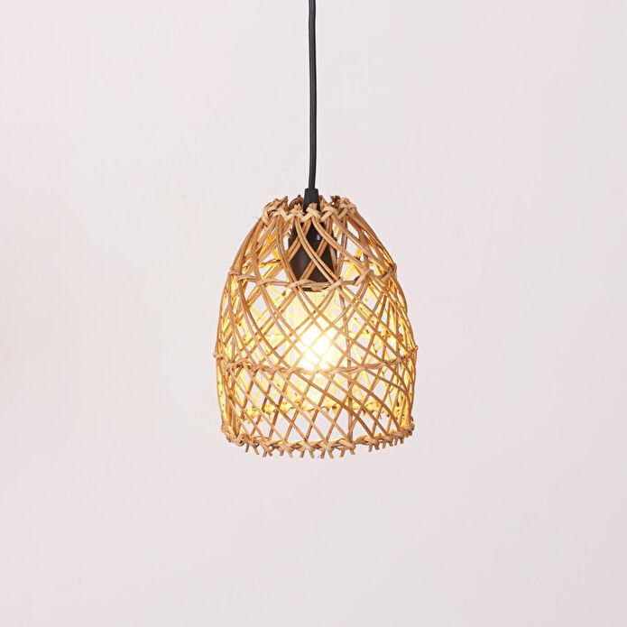Mylamp Yonca 16x19 Cm. Rattan Lamba