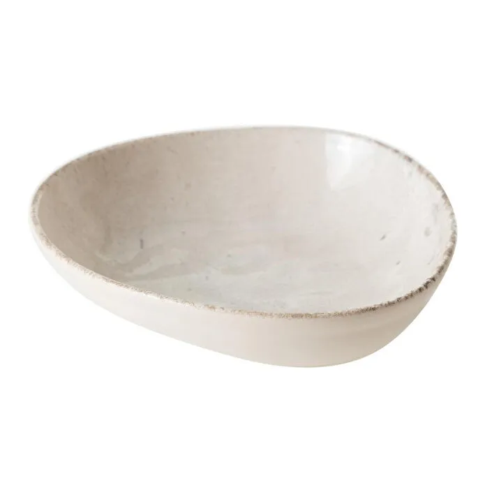 Mudo Home Tribeca Çukur Tabak Krem 23cm