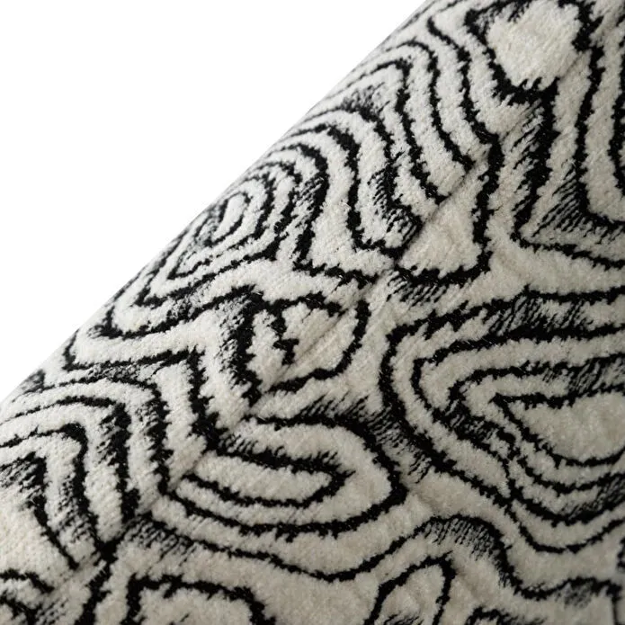 Mudo Home Nelly Kirlent Ekru Si̇yah 45x45