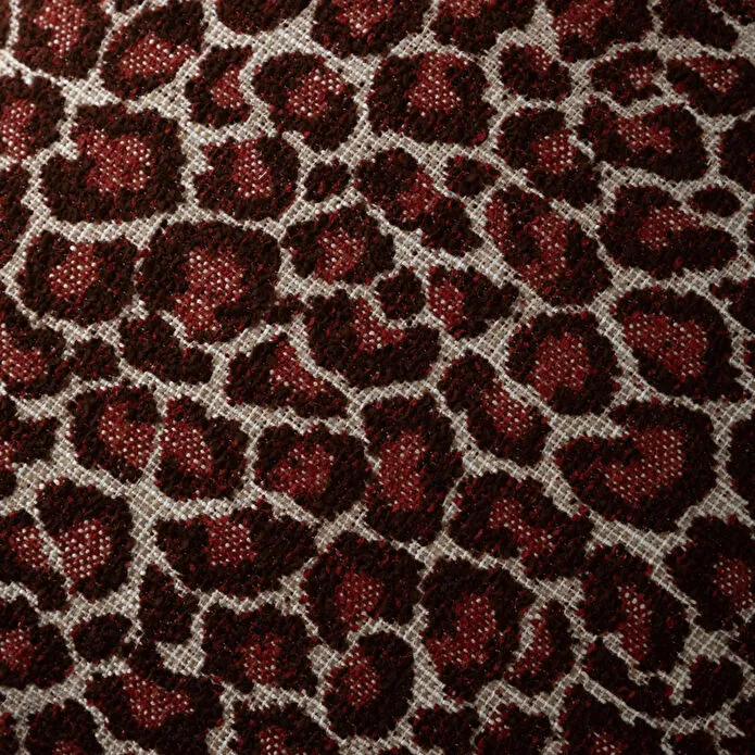 Mudo Home Leona Kirlent Kizil Kahve 45x45