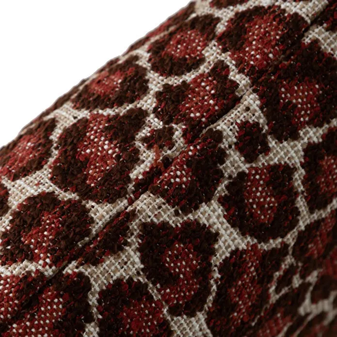 Mudo Home Leona Kirlent Kizil Kahve 45x45