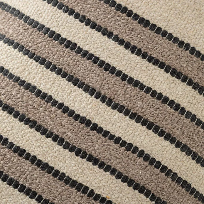 Mudo Home Amy Çi̇zgi̇li̇ Kirlent Ekru 35x55