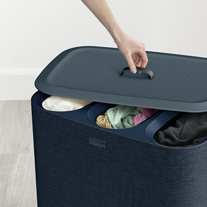 Joseph Joseph Tota 90 L Trio 3 Bölmeli Çamaşır Ayırma Sepeti