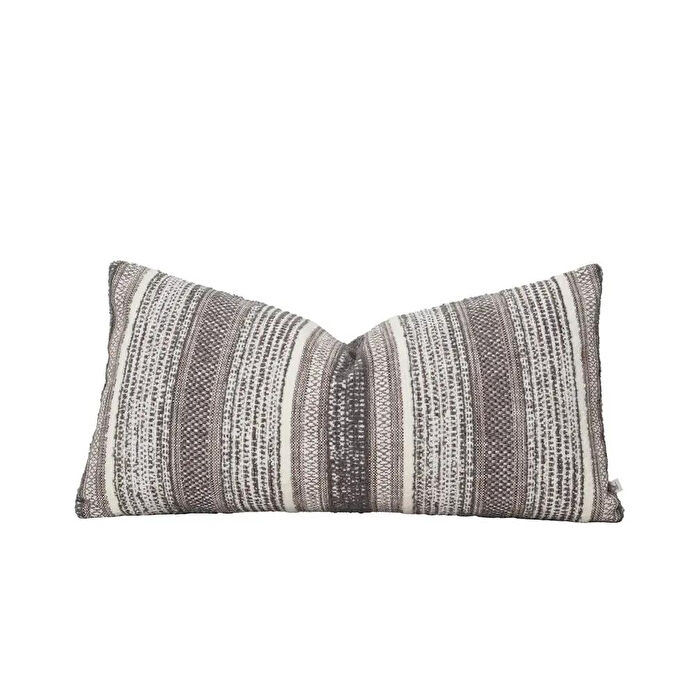 Penelope Aven Kırlent Kılıfı 35x70 Cm Bej-gri