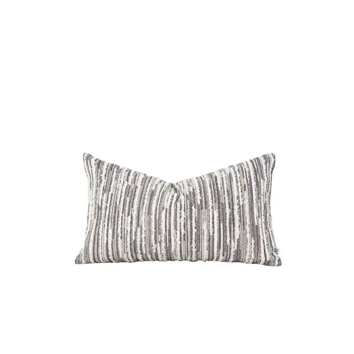 Penelope Liora Kırlent Kılıfı 30x50 Cm Ekru-gri