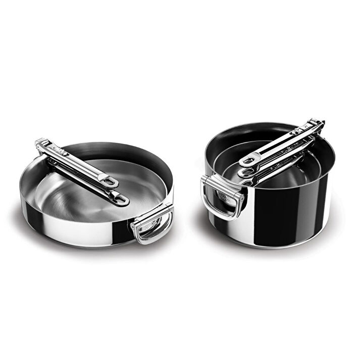 Joseph Joseph Space 3 Katmanlı Paslanmaz Çelik 12 Parça Tencere Tava Seti