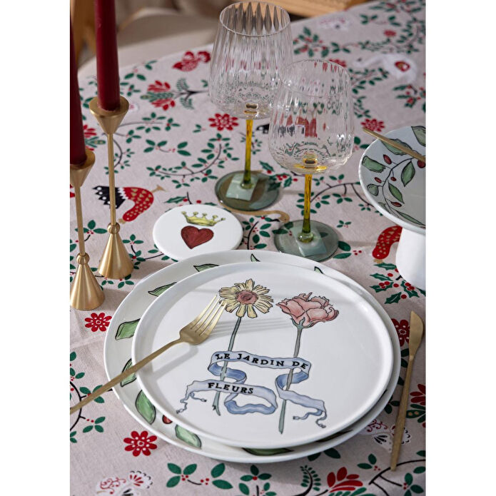 The Mia Luv Servis Tabağı 6lı Set 26 Cm