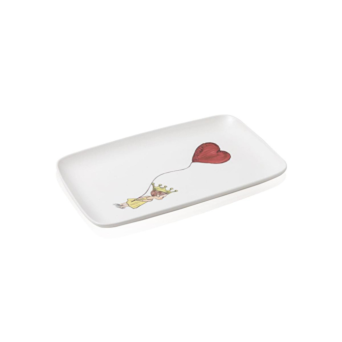 The Mia Luv Dikdörtgen Servis Tabağı 31x20 Cm