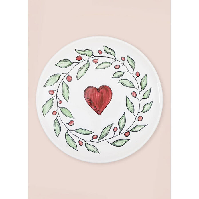 The Mia Luv Servis Tabağı 6lı Set 26 Cm