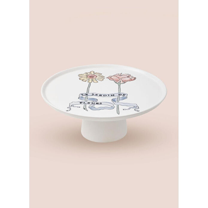 The Mia Luv Ayaklı Servis Tabağı 10x26 Cm