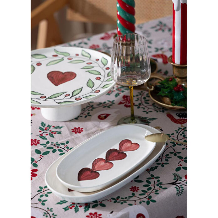 The Mia Luv Oval Servis 2li 26 Cm