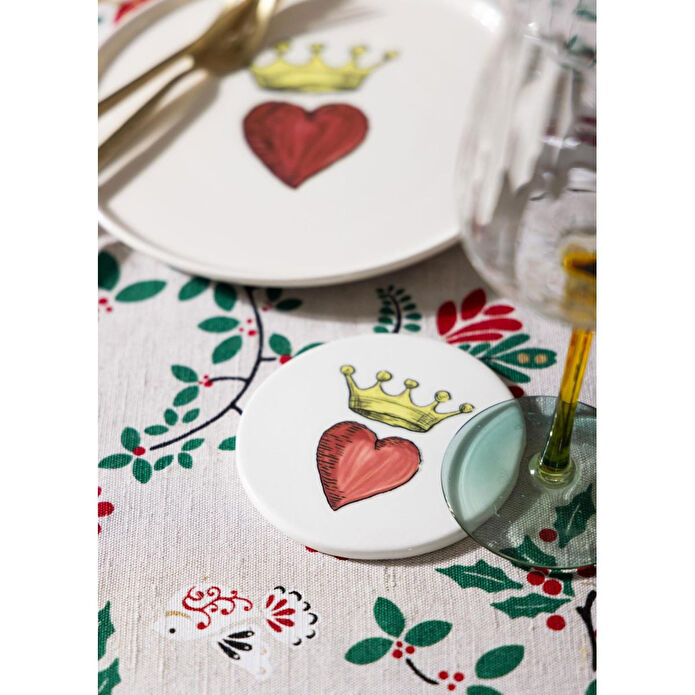 The Mia Luv Bardak Altlığı 4lü Set- 10 Cm