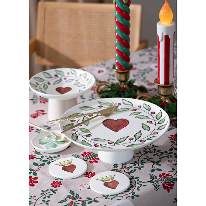 The Mia Luv Bardak Altlığı 4lü Set- 10 Cm